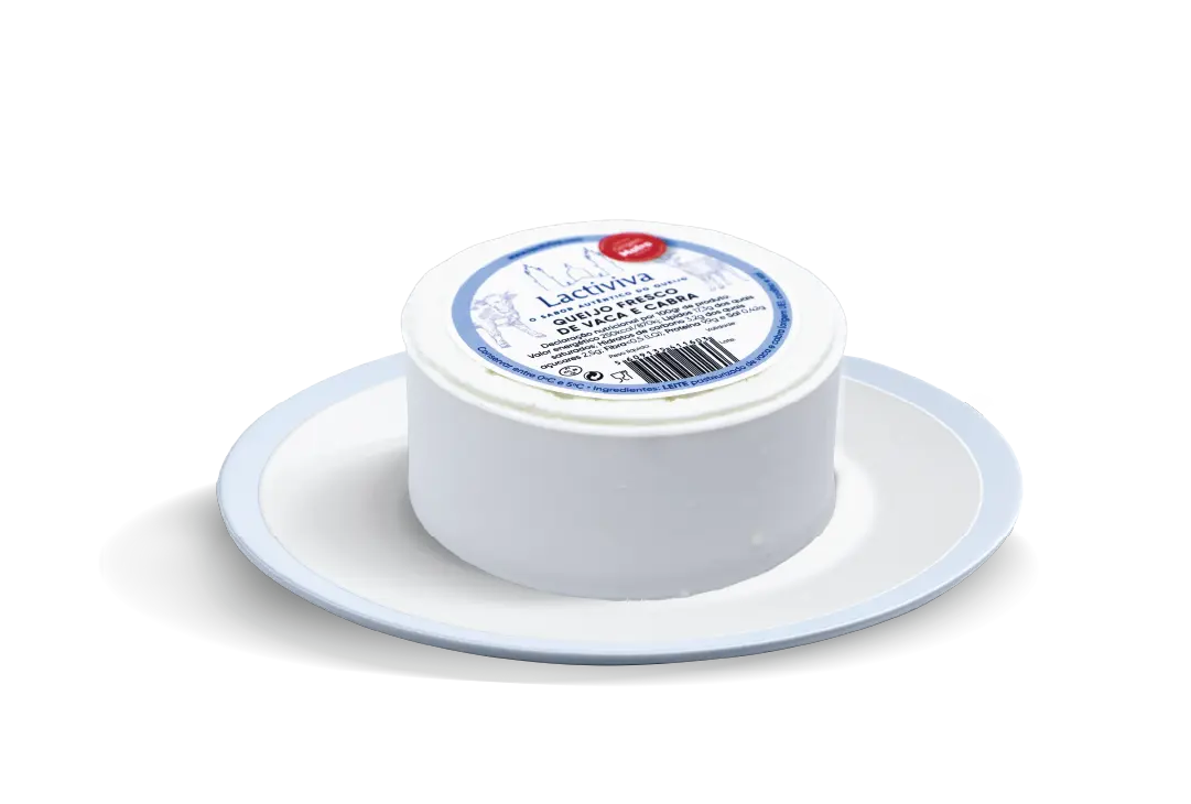 queijo fresco vaca e cabra Lactiviva